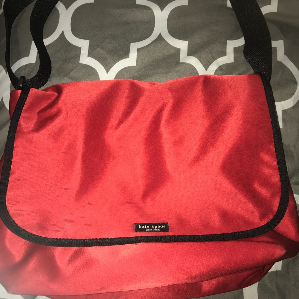 Kate spade messenger bag (red)